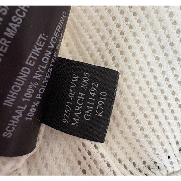 Harley-Davidson Y2K Racing Bomber Jacket M Checkered Logo Patch Flag USA White - Picture 10 of 14